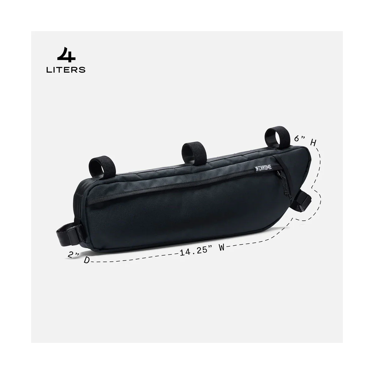 Chrome Industries : Holman Frame Bag  L/XL : Black - Image 4