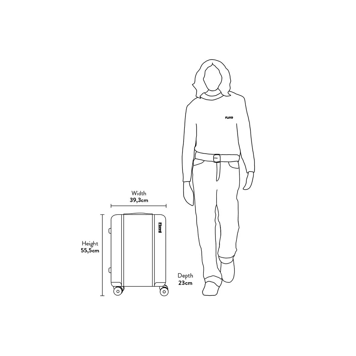 Floyd : Cabin Luggage 41L - Image 32