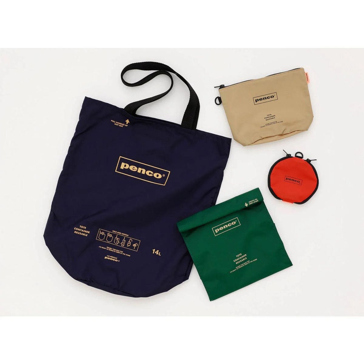 Penco : Bucket Pouch : Black - Image 9