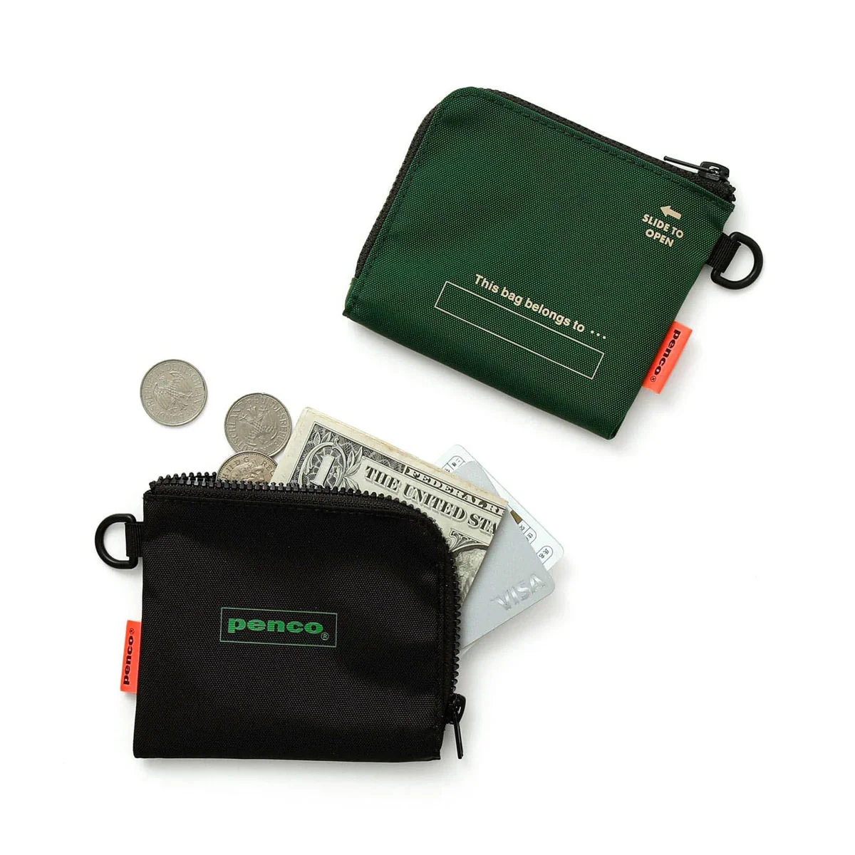 Penco : L-Zip Purse : Navy - Image 9