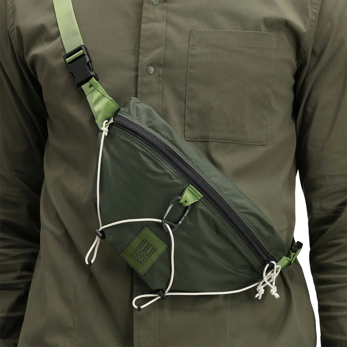 Topo Designs : TopoLite Hip Pack : Pond Blue - Image 7