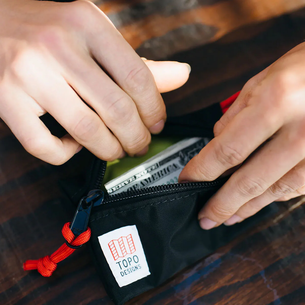 Topo Designs : Accessory Bag : Black/Black/Black - Image 7