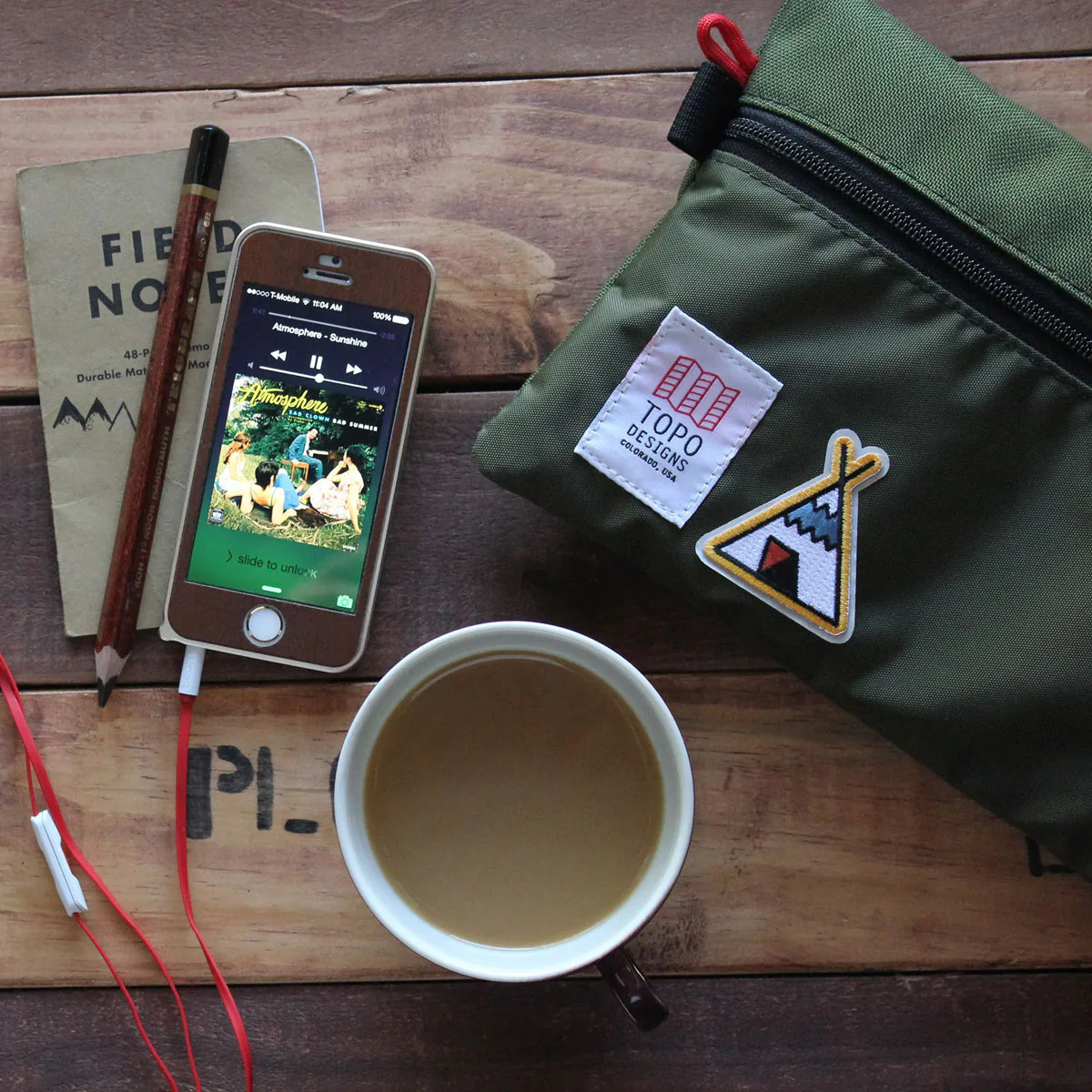 Topo Designs : Accessory Bag : Black/Black/Black - Image 9