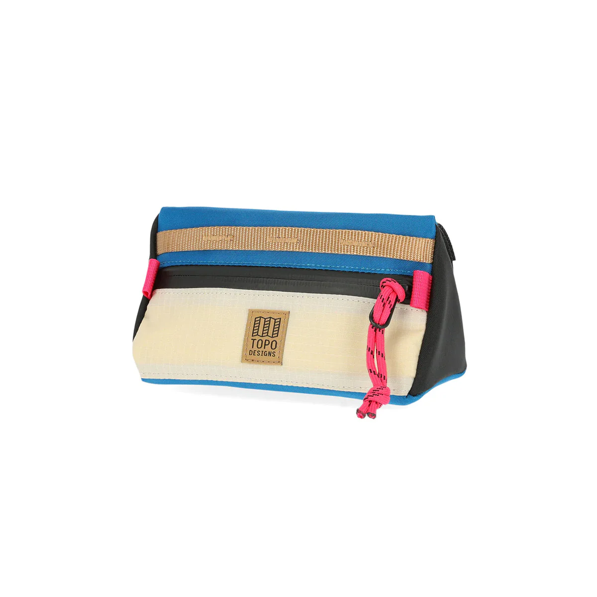 Topo Designs : Mountain Bike Bag Mini : Bone White/Blue - Image 3