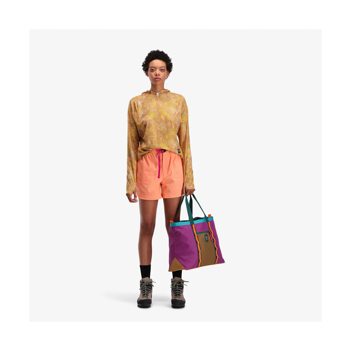 Topo Designs : Mountain Utility Tote : Woodland / Terracotta - Image 8