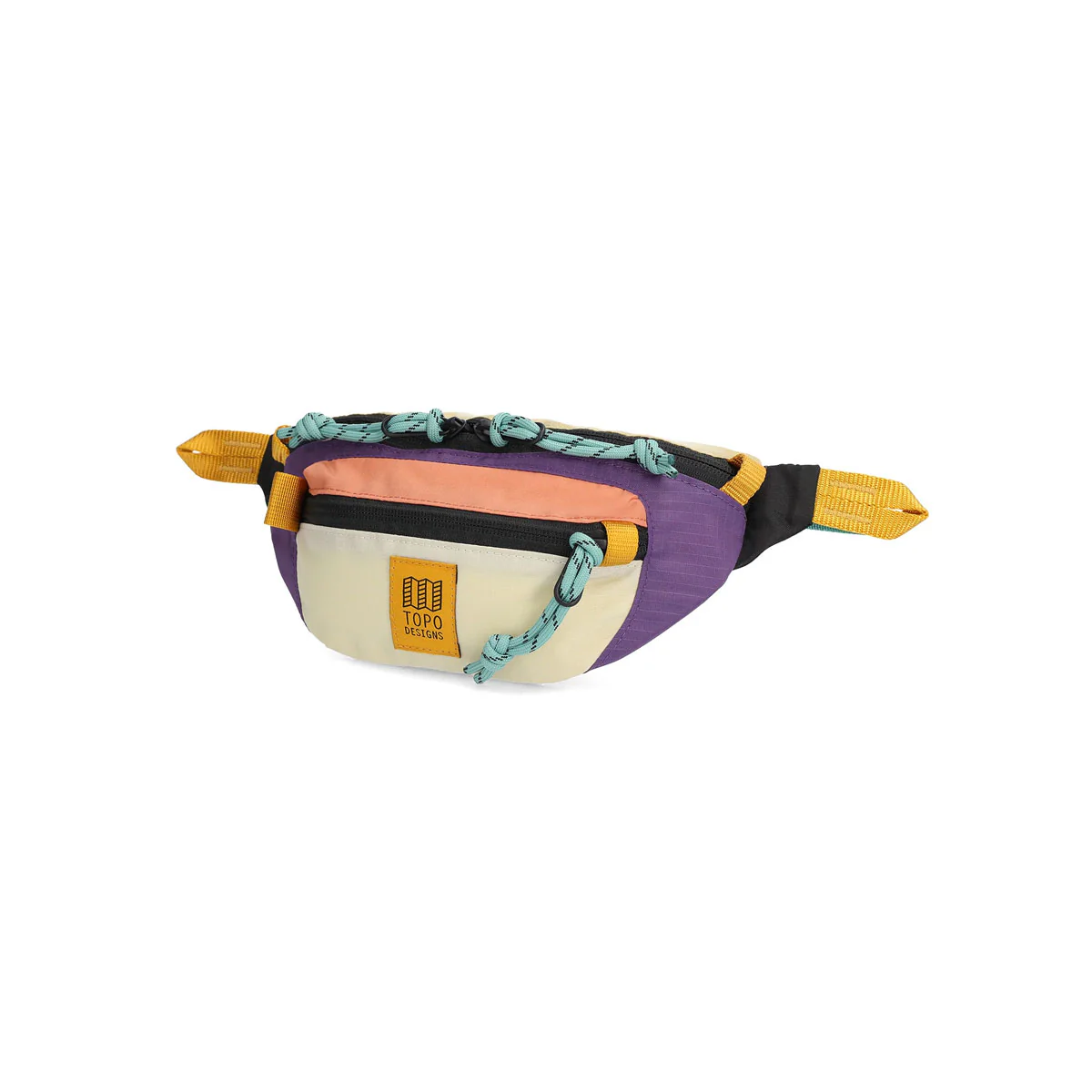 Topo Designs : Mountain Waist Pack : Loganberry/Bone White - Image 3